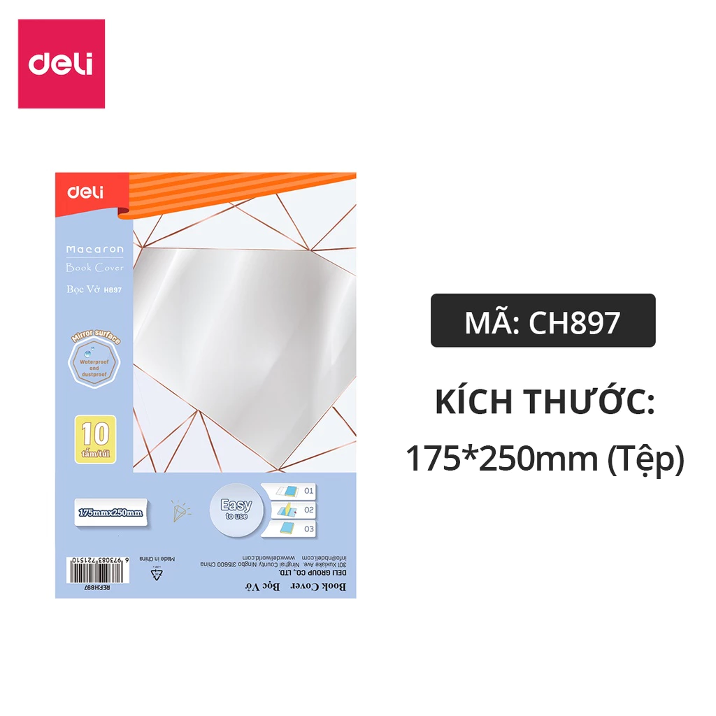 Combo 10 Cái Bìa Bao Tập Vở Sách Giáo Khoa Tiếng Anh Đủ Kích Thước Loại Dày