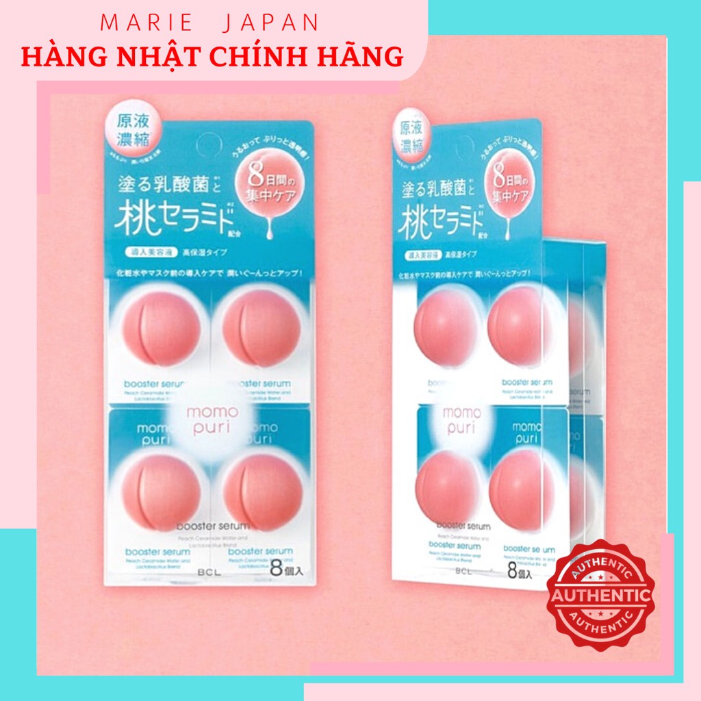 Serum Đào Tươi Momopuri Phục Hồi Da Nhật Bản
