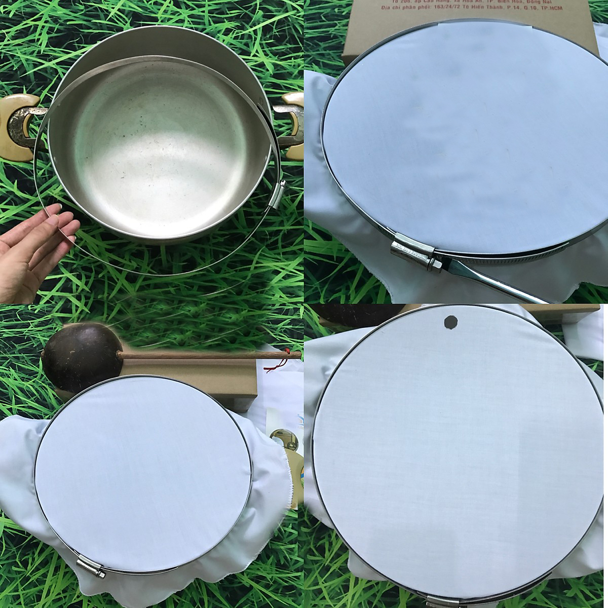 Bộ dụng cụ tráng bánh cuốn khuôn làm bánh cuốn tại nhà tiện lợi