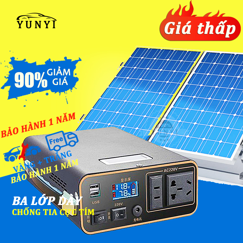 (BH 10 năm) Trạm sạc dự phòng 220v 300WTrạm tích điện dự phòng 180000mAhTrạm điện dự phòngĐèn LED nă