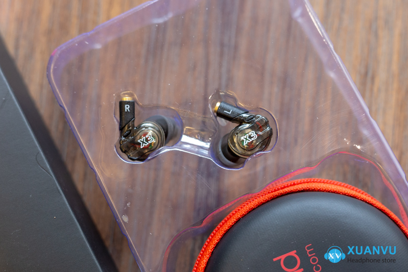 Tai nghe Moxpad X3 - Dây dẫn tháo rời Có mic thoại Âm thanh vượt tầm giá Âm bass mạnh mẽ