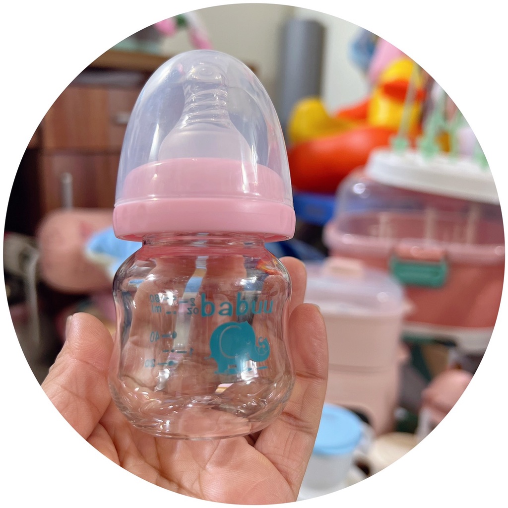sơ sinh Babuu 60ml và 125 ml cổ hẹp cho bé