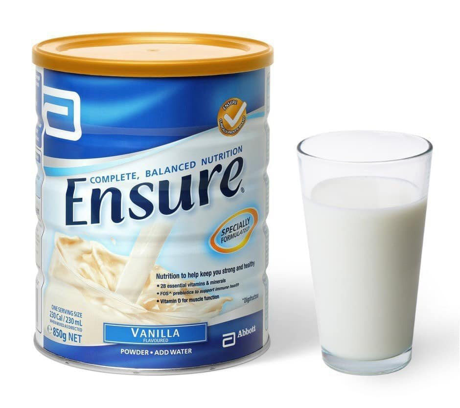 Sữa Bột Ensure Úc Hương Vanilla Hộp 850g Date 05/2025
