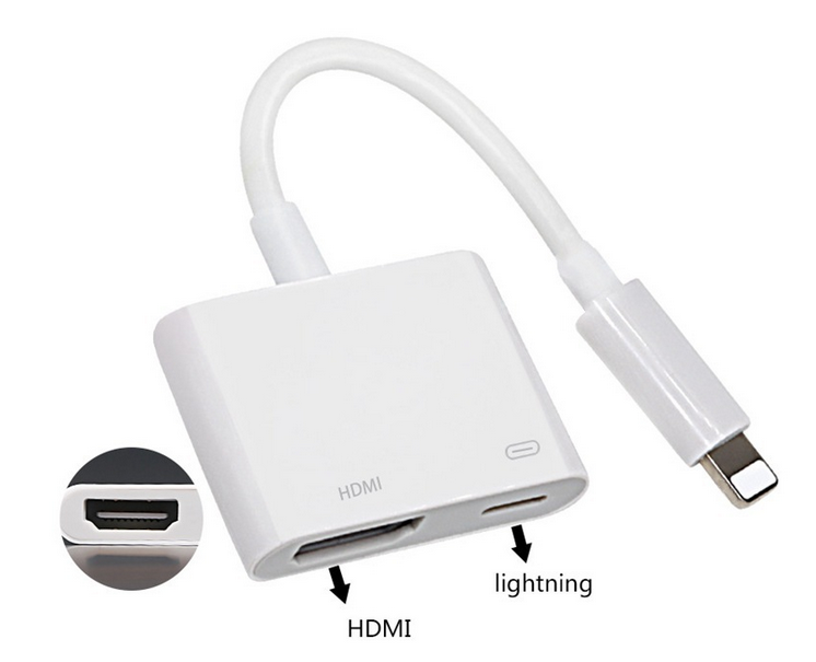 Cáp kết nối điện thoại iphone ipad với tivi lightning to HDMI bộ chuyển đổi từ lightning sang HDMI cáp hdmi cho iphone dây kết nối tivi vơi điện thoại cáp tivi cáp kết nối từ điện thoại lên tivi