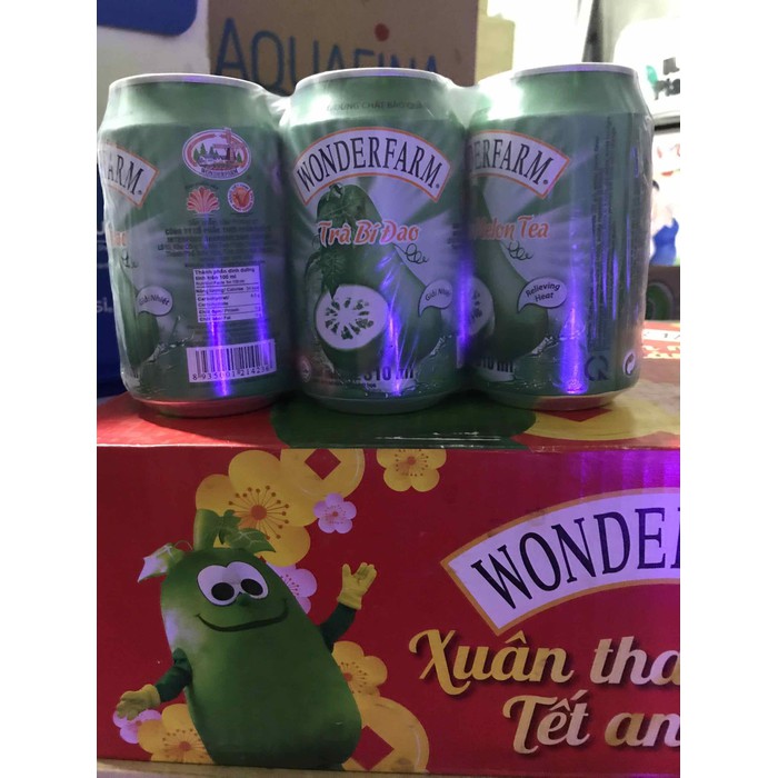 LỐC 6 LON TRÀ BÍ ĐAO WONDERFARM 310ML