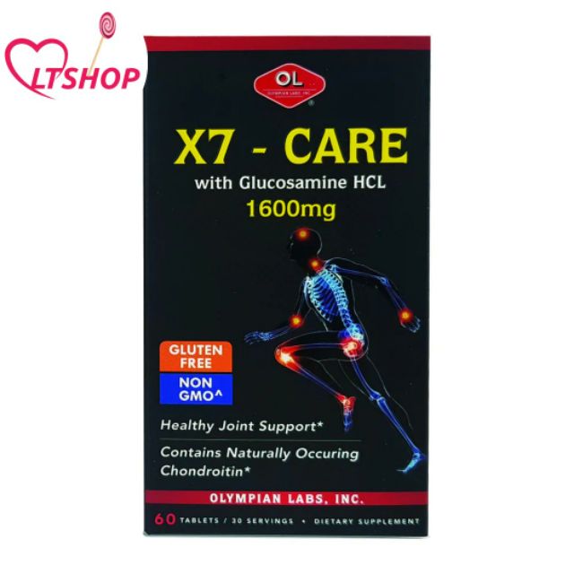 Tăng Cường Sức Khỏe Xương Khớp Olympian Labs X7 - Care 60 Viên❤Hàng Chính Hãng❤