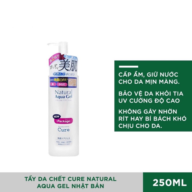 Tẩy Da Chết Cure Natural Aqua Gel 250Ml Cam Kết Hàng Đúng Mô Tả Sản Xuất Theo Công Nghệ Hiện Đại An Toàn Cho Người Sử Dụng