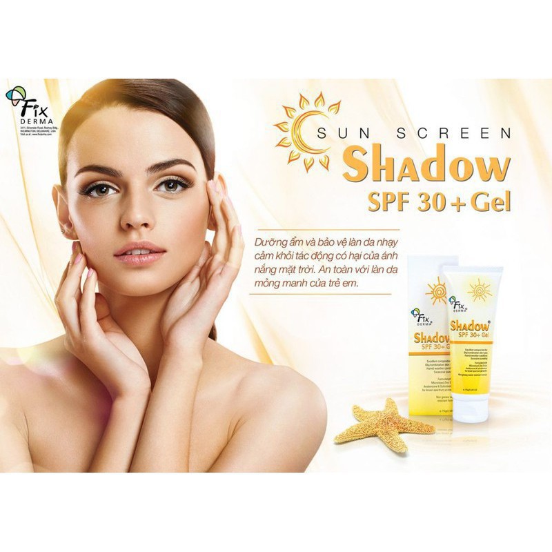 [Hcm]Gel Chống Nắng Fixderma Shadow Spf30+