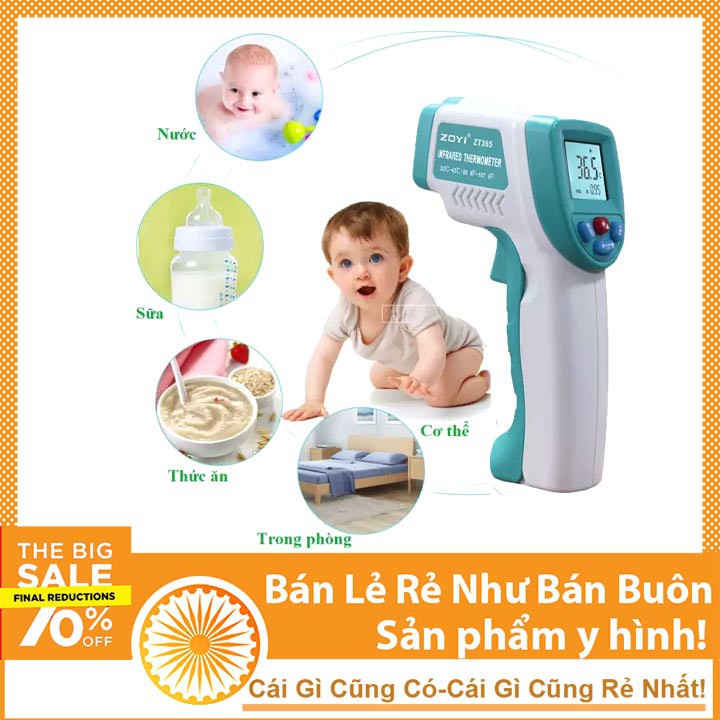 Máy Đo Thân Nhiệt Hồng Ngoại Không Tiếp Xúc Zoyi Zt365