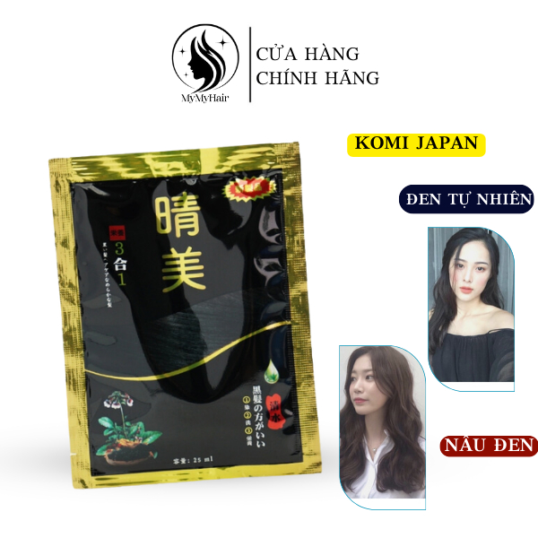 [CHÍNH HÃNG]Dầu gội phủ bạc SIN-HAIR Nhật Bản 500ml|Dầu gội nhuộm tóc nhân sâm KOMI Nhật bản|Nhuộm t