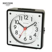 Đồng hồ báo thức Rhythm CRE310NR02 – KT: 8.0 x 8.2 x 4.2cm. Vỏ nhựa. Dùng Pin.