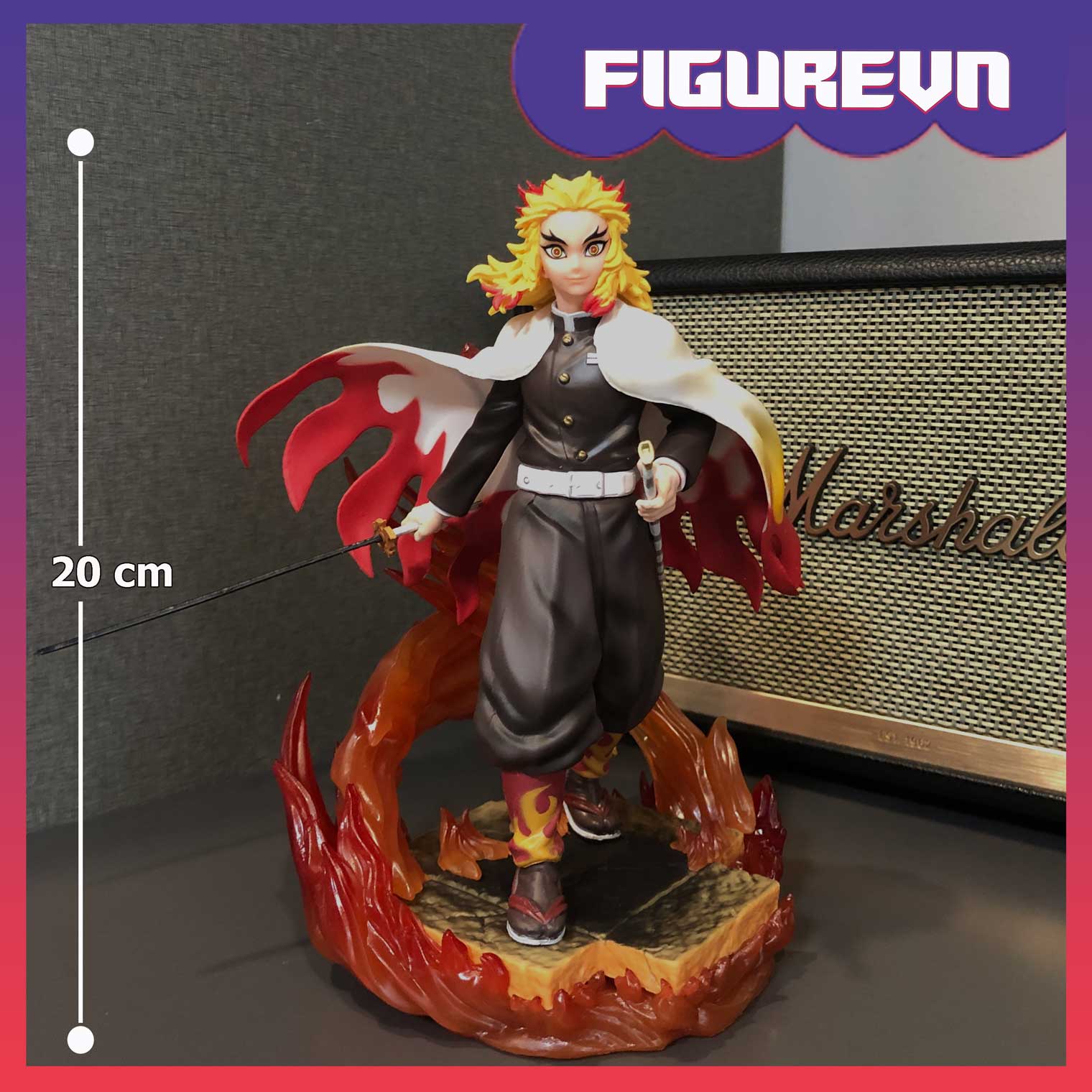 Mô hình Rengoku ra trận 20 cm - Kimetsu No Yaiba