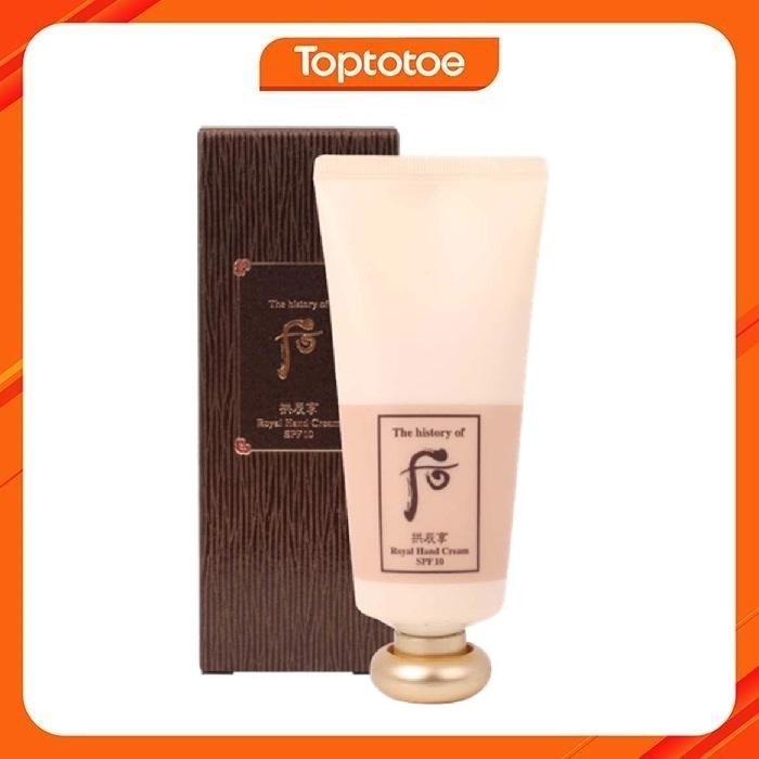 Kem Dưỡng Da Tay Chống Nhăn The History Of Whoo Gongjinhyang Royal Hand Cream Spf10 85Ml