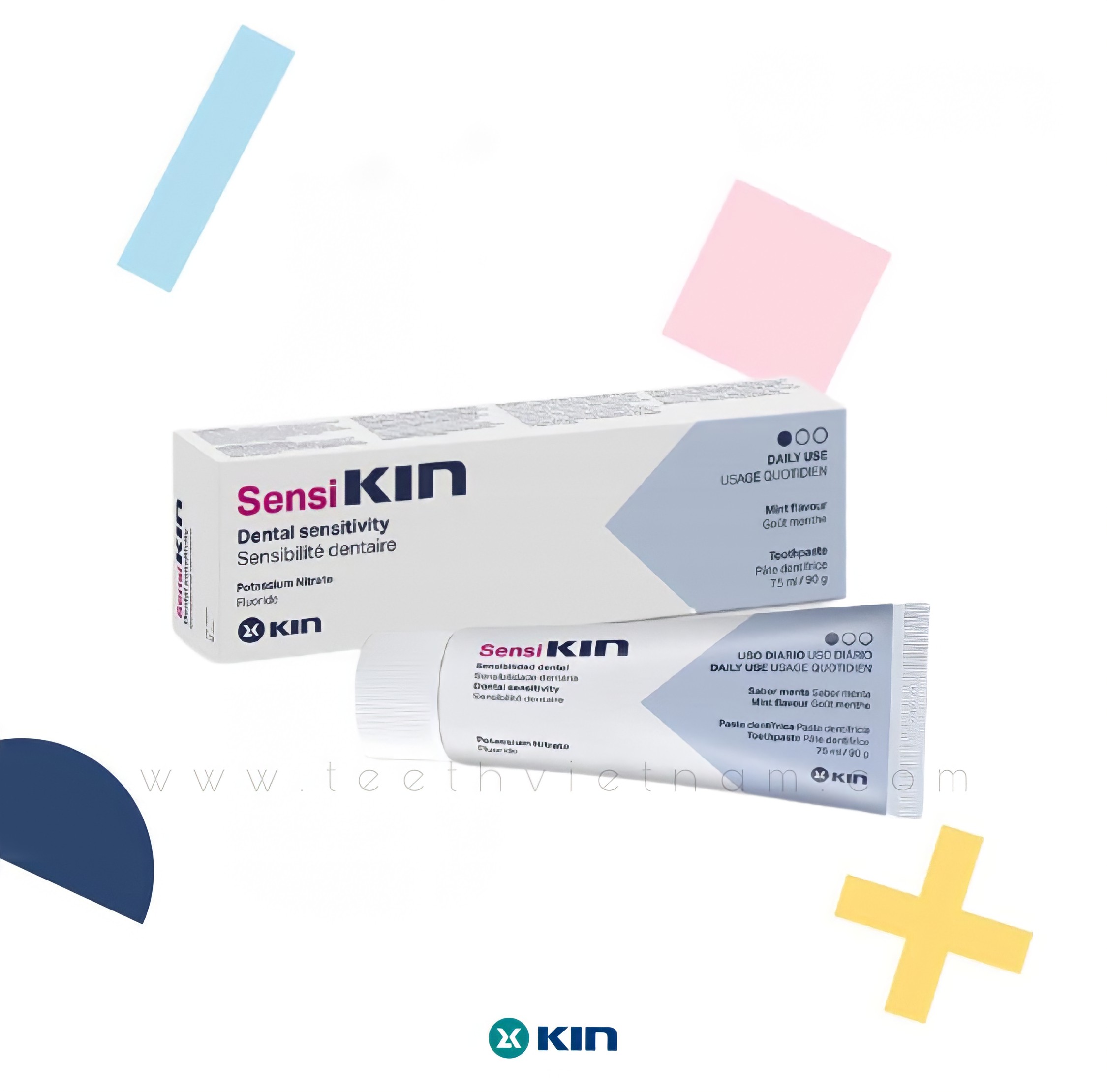 [Hcm]Kem Đánh Răng Sensikin 75Ml/90G