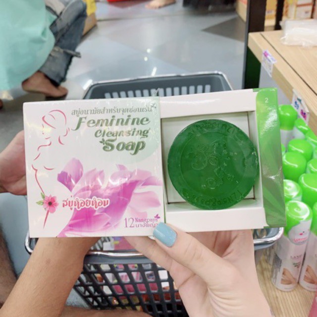 Xà Phòng Xóa Thâm  Khử Mùi Vùng Kín Nangpaya Thái Lan Chính Hãng