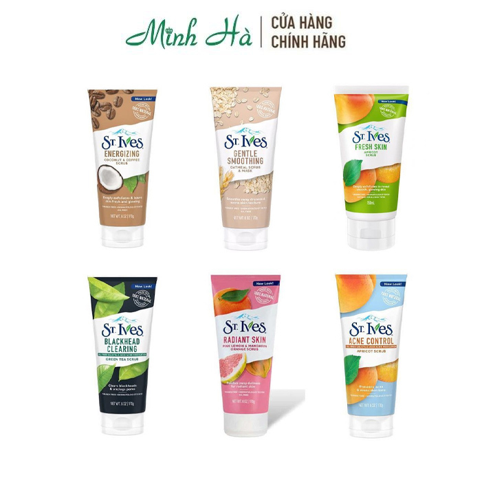Sữa rửa mặt tẩy tế bào chết St.ives 170g