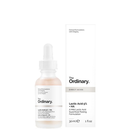 Serum The Ordinary Lactic Acid 5% + Ha 30Ml - Tẩy Tế Bào Chết Làm Sáng Da