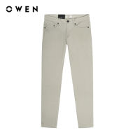 OWEN - Quần jeans Slim Fit QJS231883 màu Be chất liệu Cotton-Spandex