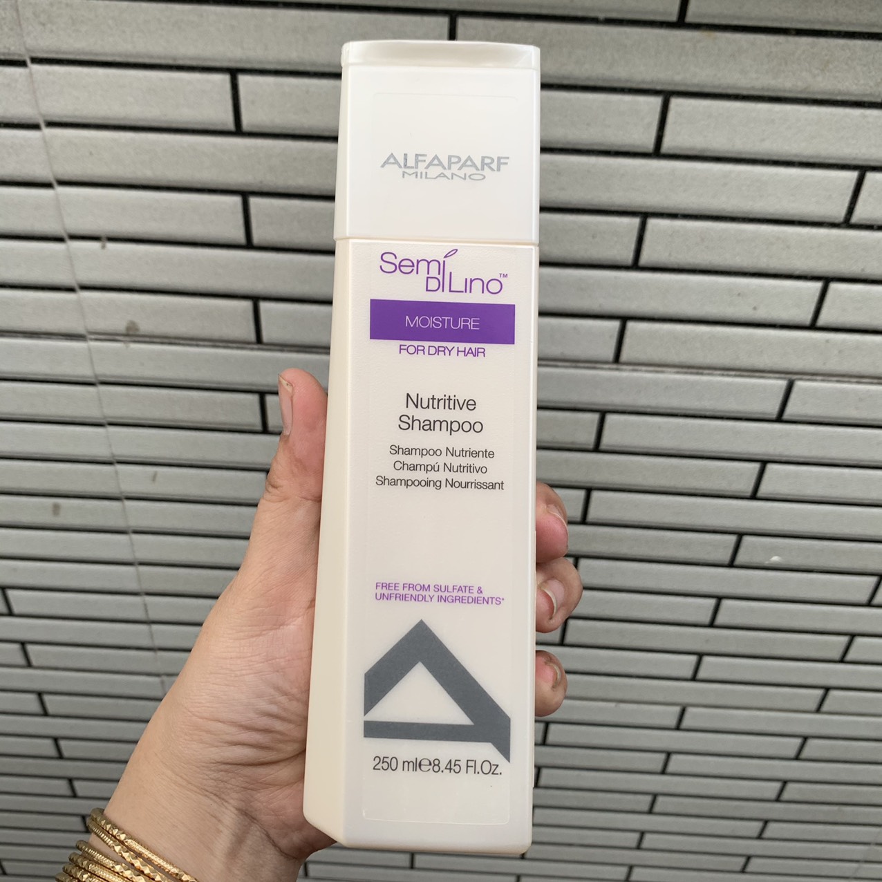 [HCM]DẦU GỘI DƯỠNG ẨM CHO TÓC KHÔ RỐI Alfaparf Milano Semi Di Lino Moisture Nutritive Shampoo 250ML