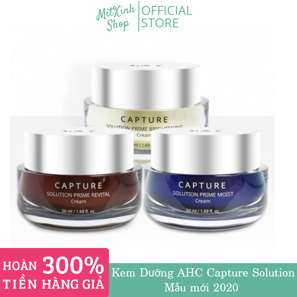 Kem Dưỡng Trắng Da AHC Capture Max Cream mẫu mới 2020