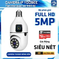 Camera Yoosee PTZ bóng đèn xoay 360 độ - 5.0Mpx FHD1080p hình ảnh chất lượng rõ nét - Ban đêm có màu - Có đèn Led chiếu sáng - báo động chống trộm - Đàm thoại 2 chiều