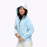 Áo Khoác Nữ Couple TX Vải Nỉ Thun Công Nghệ Airlayer Ver 2 Mềm Mịn Dây Kéo Silver Dáng Rộng WOK 2081