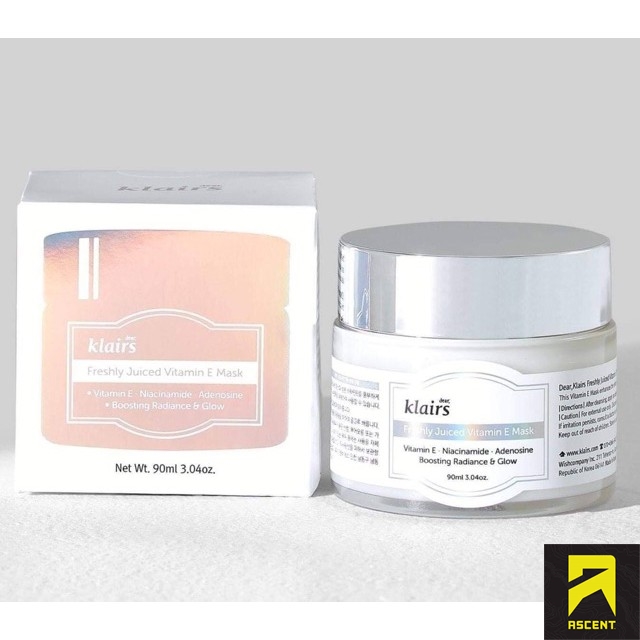 Nhà Phân Phối Kem Dưỡng Klairs Freshly Juiced Vitamin E Mask 90Ml