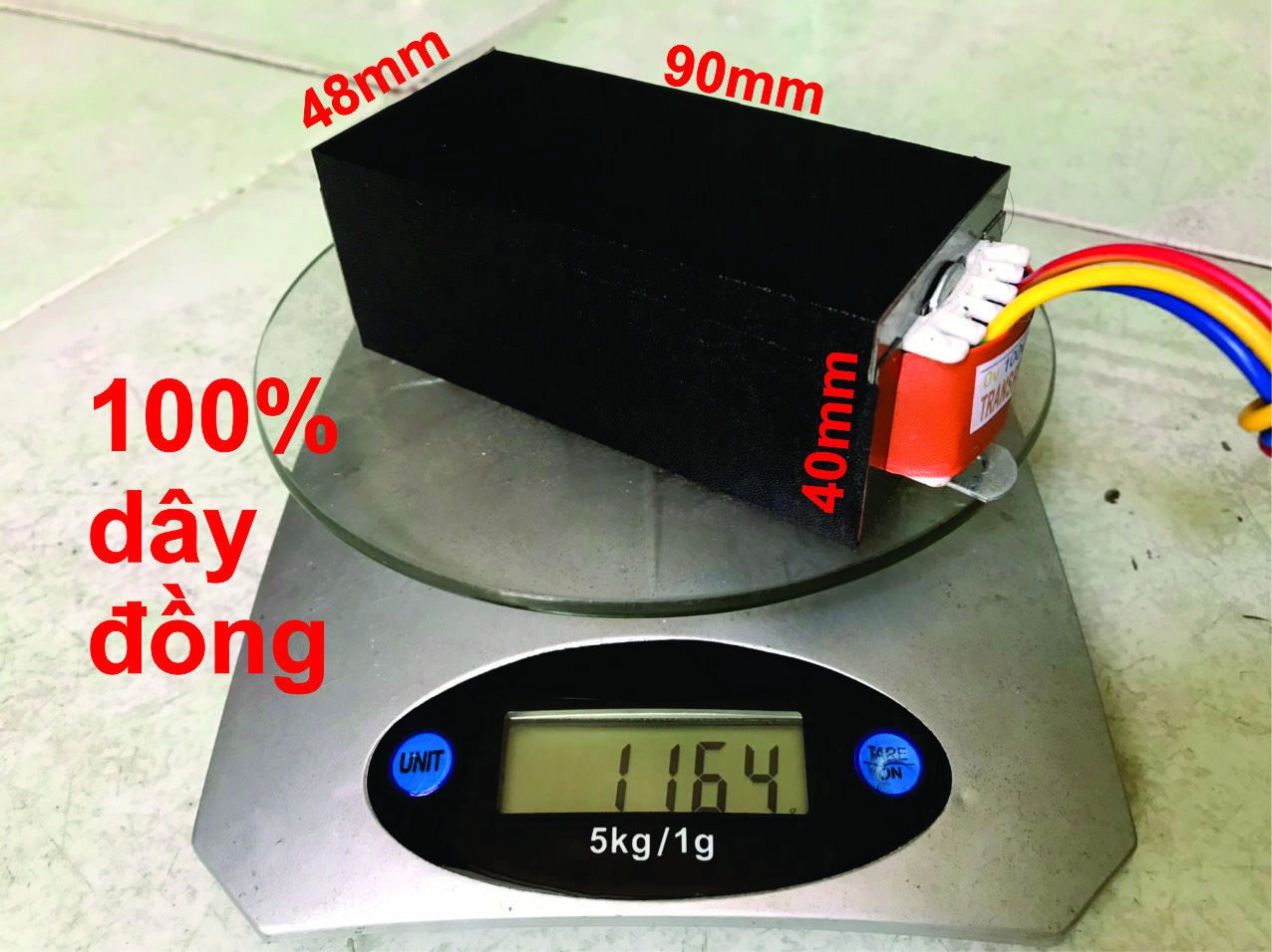 Biến áp 120W 220v ra 100v 110v Biến thế 220v ra 100v 110v 50Hz/60Hz lọc không khí lọc nướcquat.