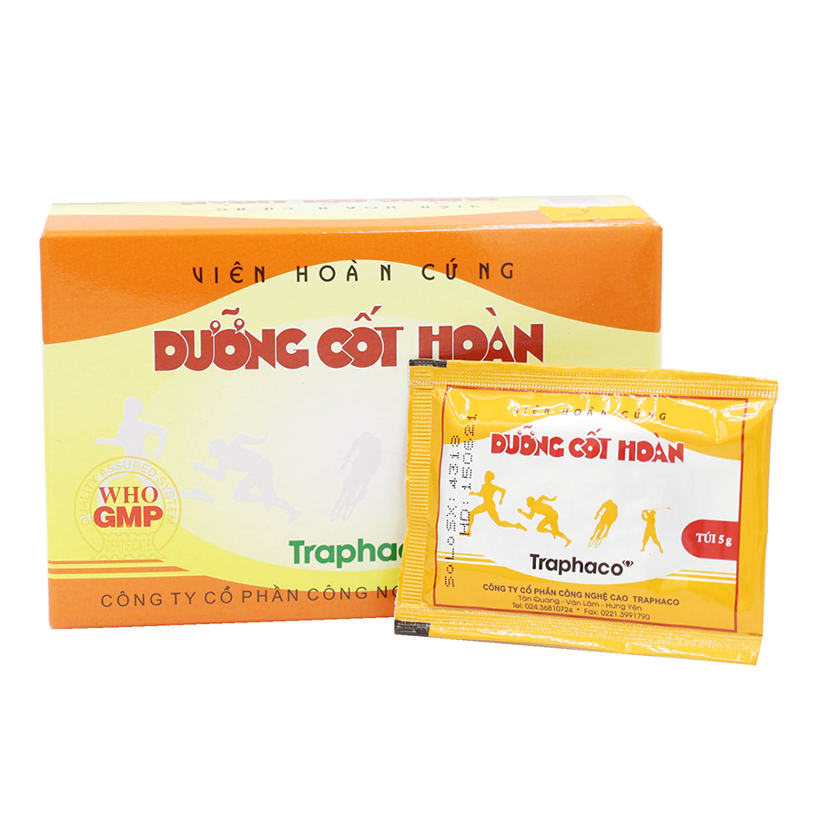 Dưỡng Cốt Hoàn - Trị Đau Nhức Xương Khớp Đau Lưng Mỏi Gối Hộp 20 Túi