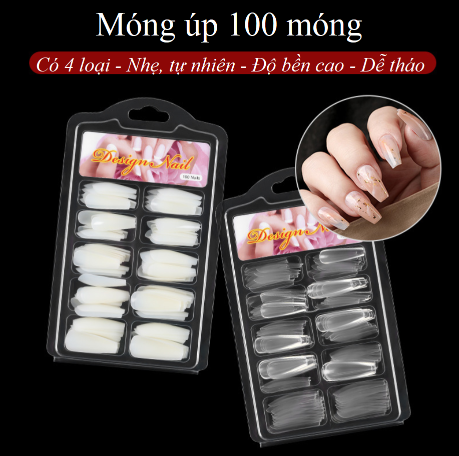 [Hcm]Hộp Móng Úp 100 Móng