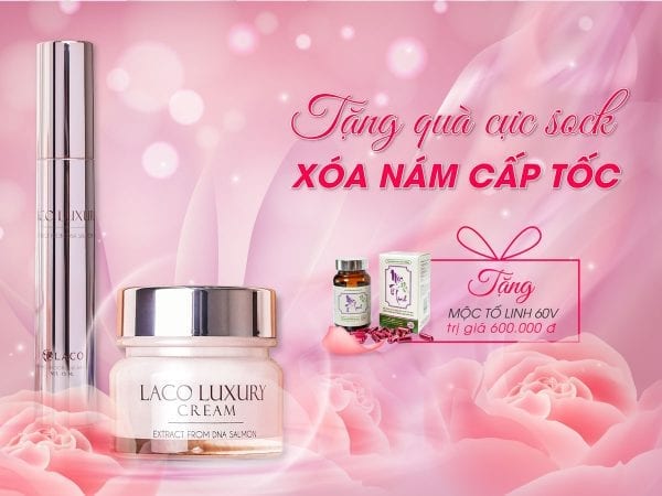 Combo kem dưỡng da ngày đêm LACO LUXURY cho làn da căng bóng trắng hồng