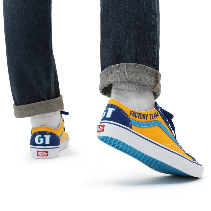 Giày Vans chính hãng Old Skool Our Legends Style 36 Yellow Blue VN0A54F6BYL