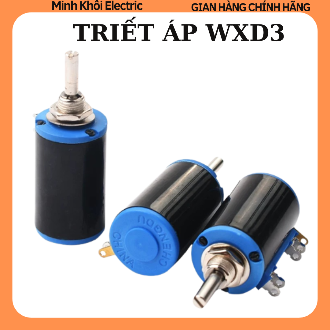 biến trở xoay chiết áp WXD3-13-2W các loại triết ápbiến trở volumechiết áp đơn xoay nhiều vòng triết áp đơn biến chở