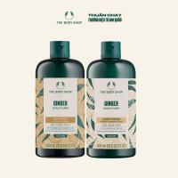 Combo Dầu Gội Ginger Scalp Care Shampoo 400ml & Dầu Xả Ginger Scalp Care Conditioner 400ML The Body Shop