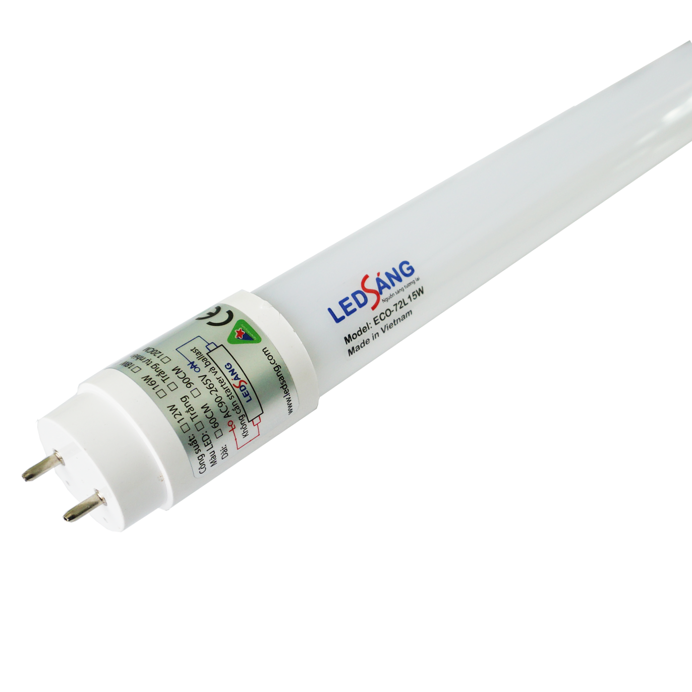 Đèn tuýp Led 1.2m 20w t8 - Bóng đèn led 1.2m - Tuýp nhôm nhựa 1.2m 20w 40w- tuýp nhôm nhựa 0.6m 10w