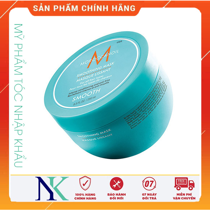 [Hcm]Kem Hấp Suôn Mượt Moroccanoil Smooth 250Ml