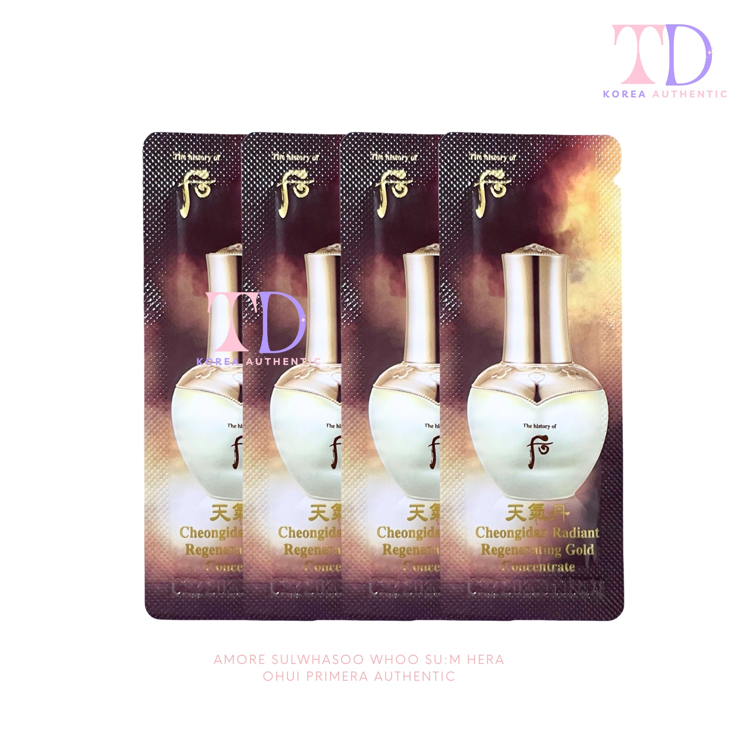 Sample tinh chất Nhân sâm núi tái sinh da Whoo Radiant Regenerating Gold Concentrate 1ml tinh chất v