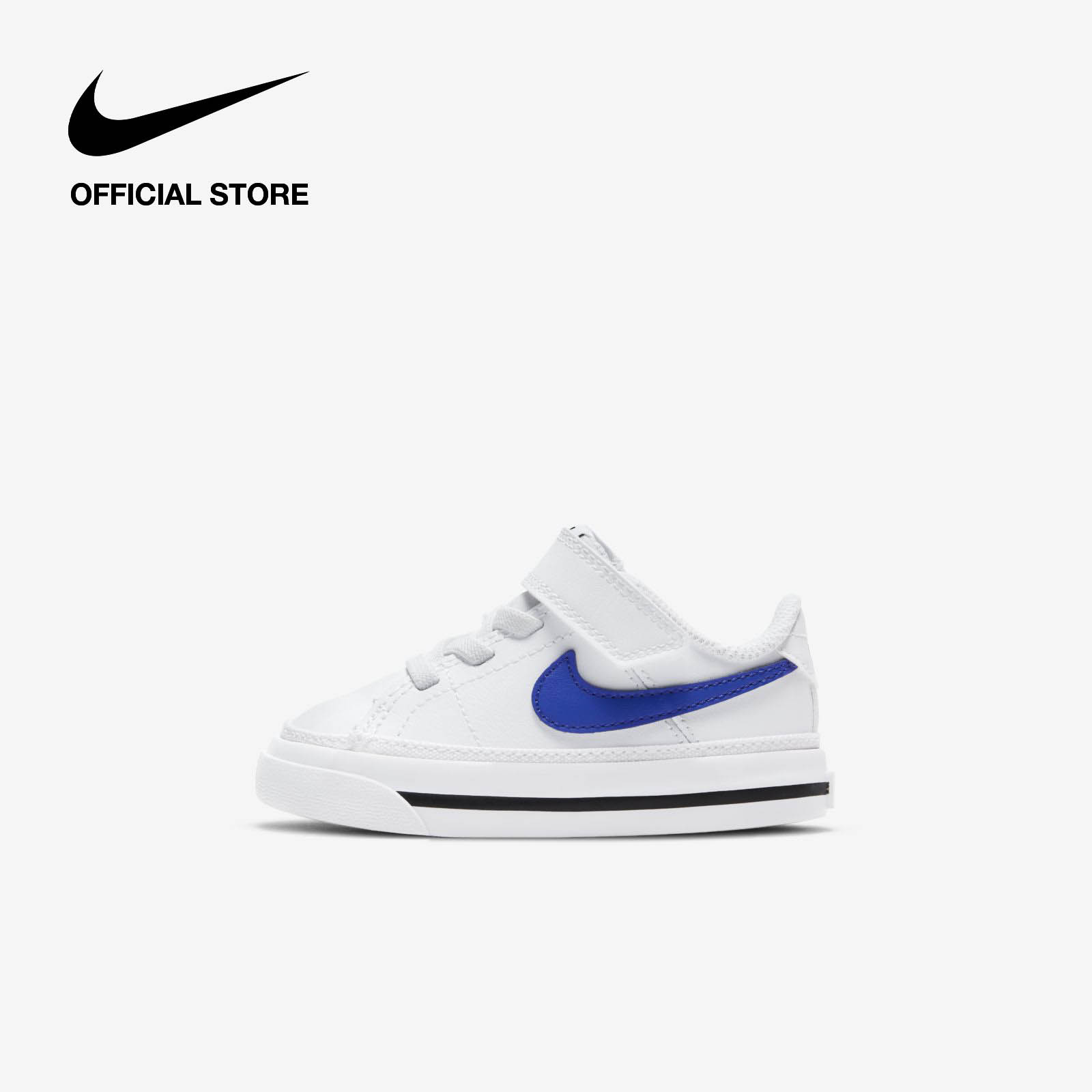 [VOUCHER 42% + MUA 2 GIẢM 5%] Giày Nike Kids Court Legacy Baby/Toddler (Boys) Shoes - White