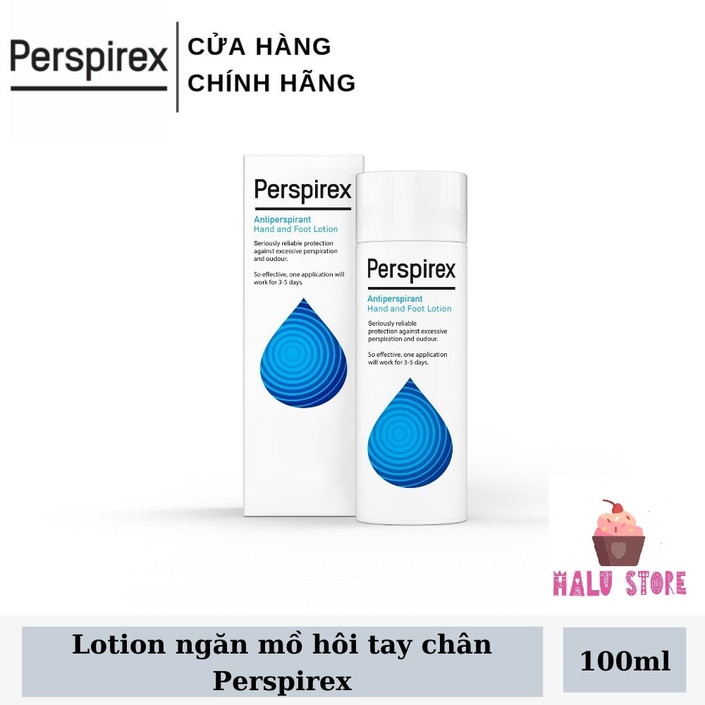 [Hcm]Lotion Perspirex Foot 100Ml Ngăn Mồ Hôi Tay Chân Hiệu Quả Đến 3 Ngày - Đan Mạch