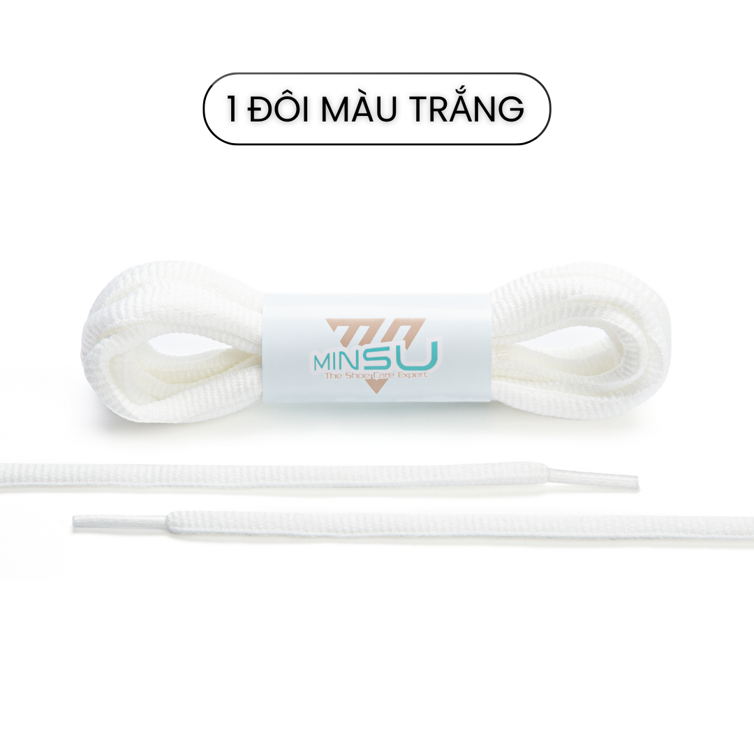Dây Giày Tròn Nam Nữ Chính Hãng MINSU M0201 Dây  Thể Thao Bản Tròn 10 Màu Sắc Nổi Bật Giúp Bạn Dễ Dà