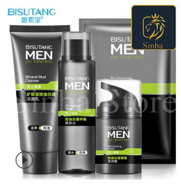 BISUTANG Combo Mỹ Phẩm Dưỡng Da Chuyên sâu Cho Nam Tăng Độ Ẩm - Sáng Da - Ngừa mụn