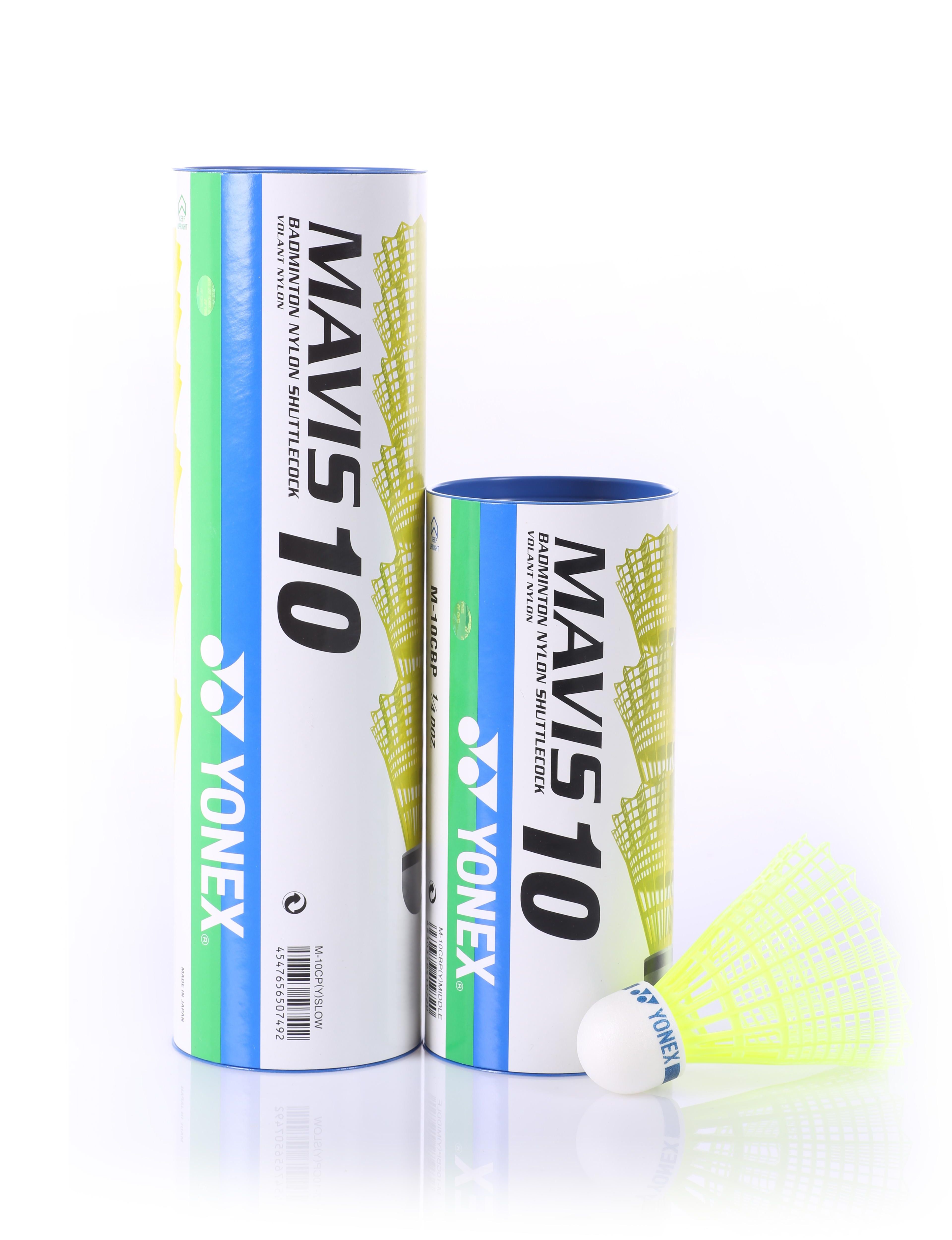 Quả cầu nhựa Yonex  MAVIS 10 (1 hộp 6 quả)