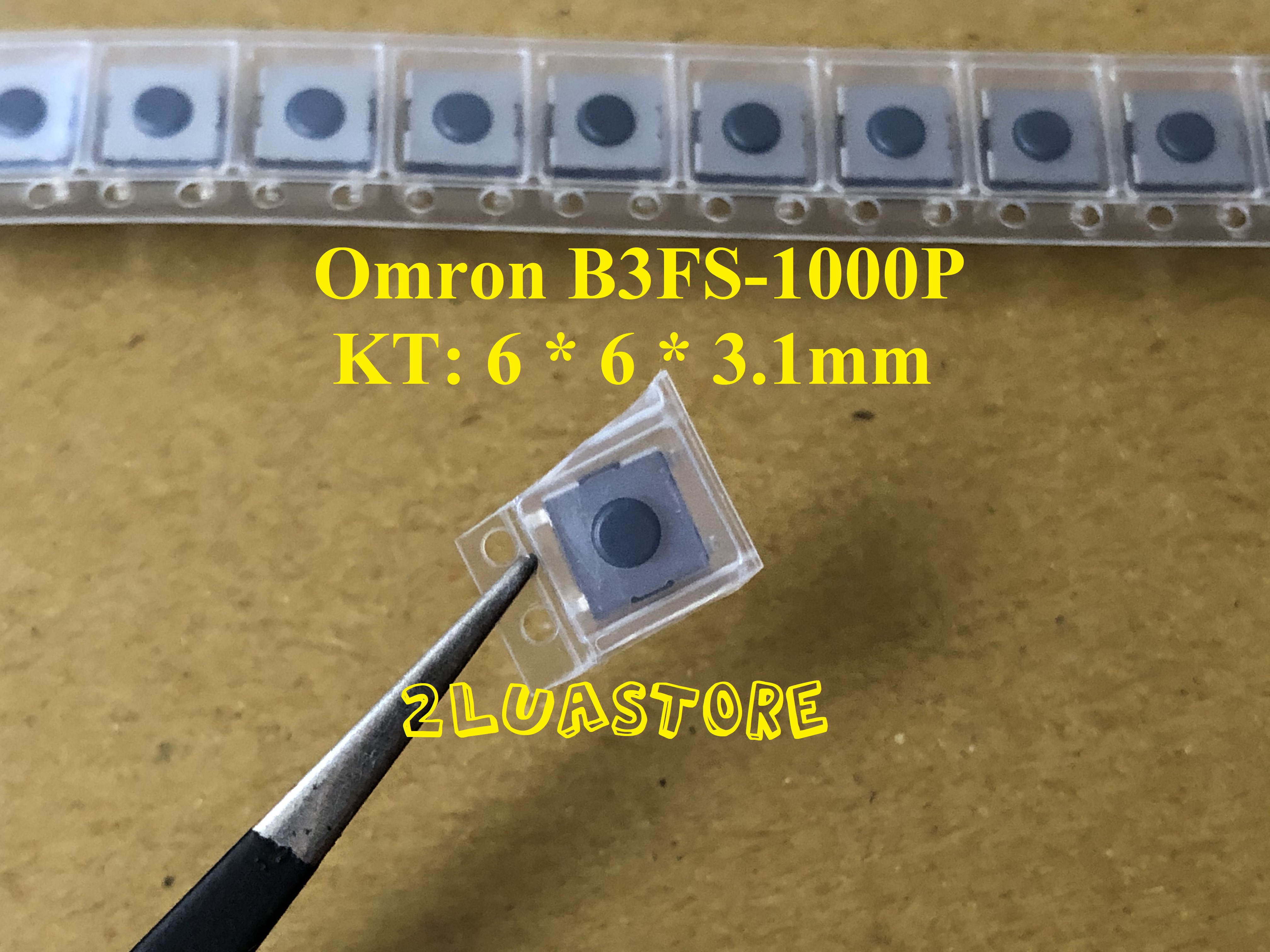 Nút click chuột giữa Omron B3FS-1000P  6 * 6 * 3.1mm dùng cho chuột Logitech Microsoft (made in Japa