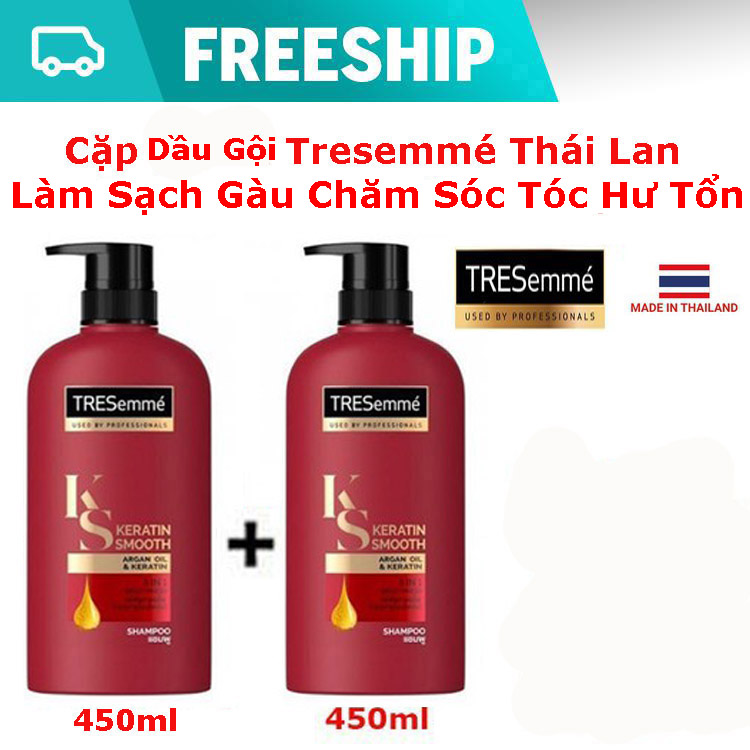 BỘ 2 CHAI DẦU GỘI TRESemé Thái Lan CAO CẤP