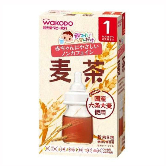 Trà Wakodo cho bé (4 vị lựa chọn) Lúa mạch - 1 tháng