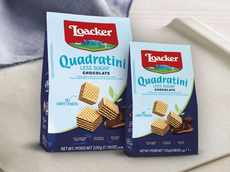 Bánh xốp Loacker Quadratini nhập khẩu Ý nhiều vị 125g 110g socola đắngvani hạt dẻtiramisu matcha trà xanh
