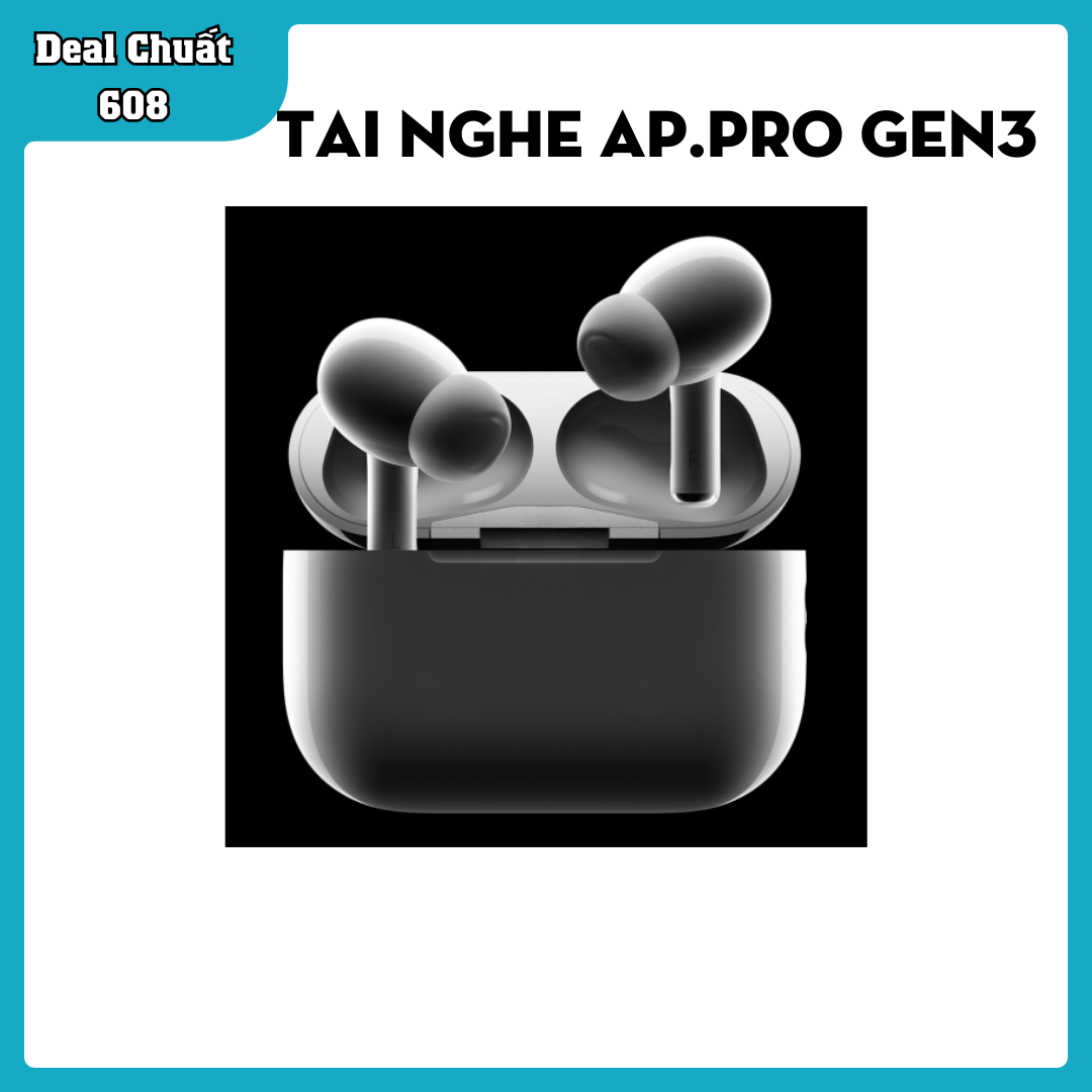 Tai Nghe JERRY AP PRO.GEN3 Chuẩn Hổ Vằn Pin 8H Chống Ồn Chủ động 40dB Bass Cực Căng Cảm Ứng Lực Cảm