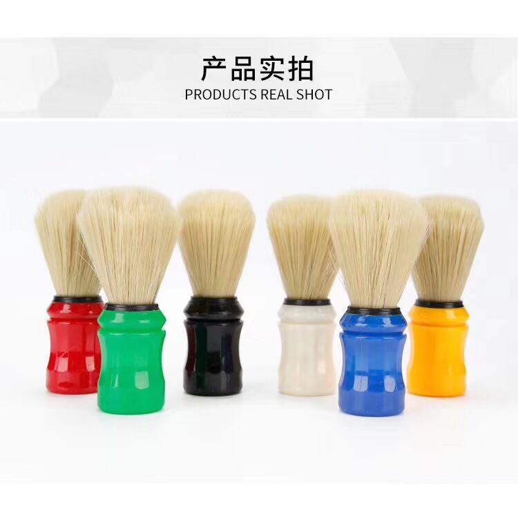 chổi phủi tóc cán mầu