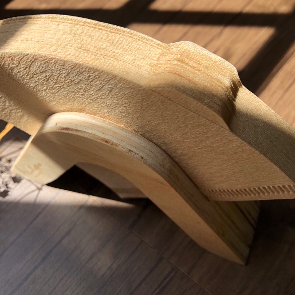 Khay đựng giấy lọc giấy ăn phong cách Nhật Bản Yuri làm từ gỗ được chế tác thủ công.