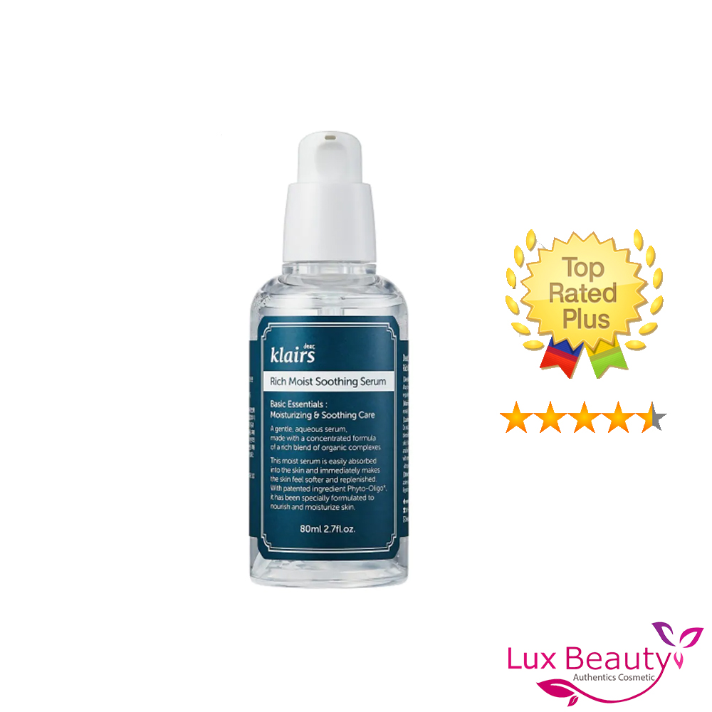 Tinh chất dưỡng ẩm Klairs Rich Moist Soothing Serum 80ml